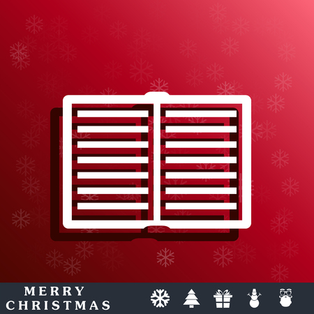 open book iconのイラスト素材