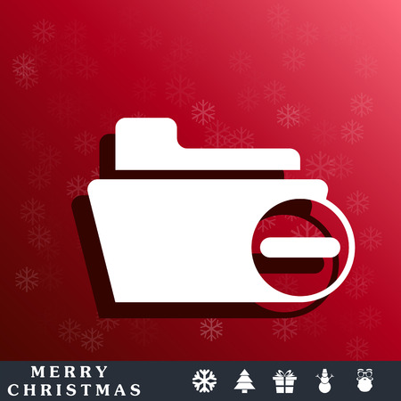 remove folder iconのイラスト素材