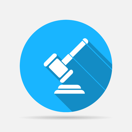 Hammer judge iconのイラスト素材