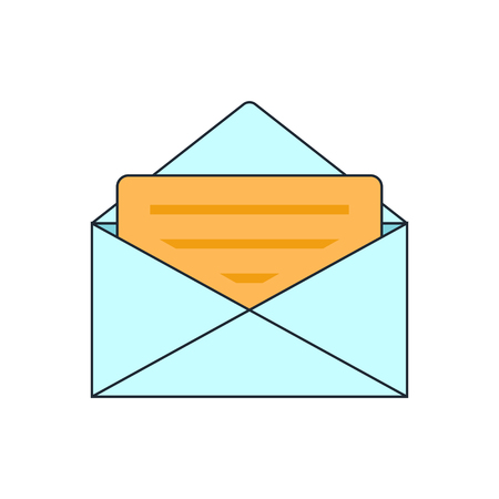 mail iconのイラスト素材