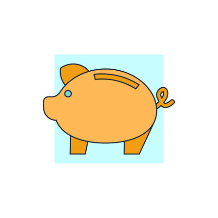 money piggy iconのイラスト素材