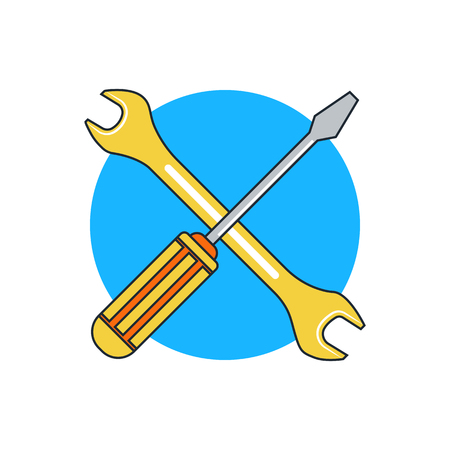 tools iconのイラスト素材
