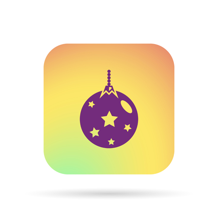christmas ball iconのイラスト素材