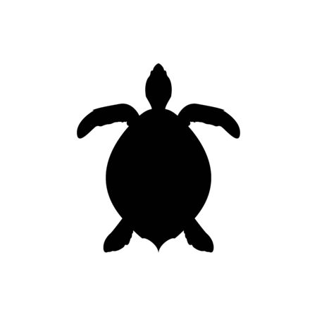 Vector of turtle design on a white backgroundのイラスト素材