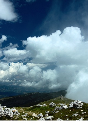 Gran Sasso plateauoの写真素材
