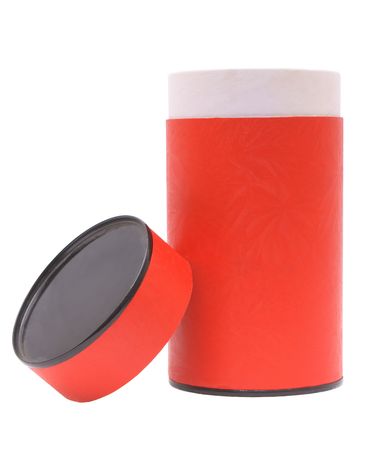 Container for storage of loose products on a white background.                   の写真素材