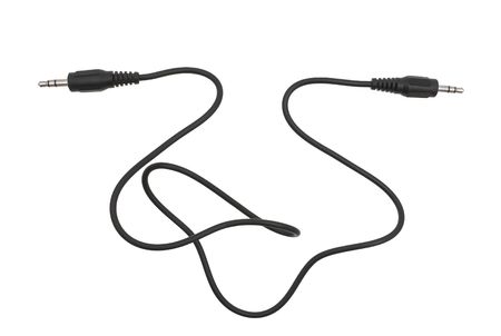 Electric wire on a white background.                   の写真素材