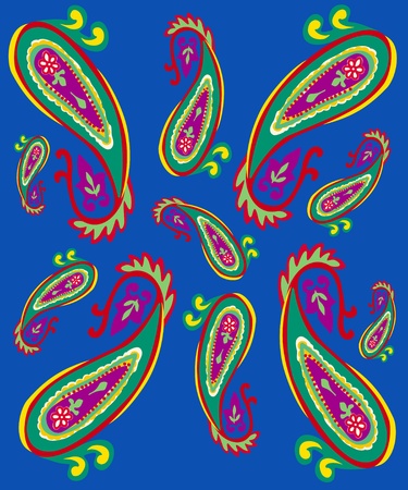 Abstract figure patterns, illustration.のイラスト素材