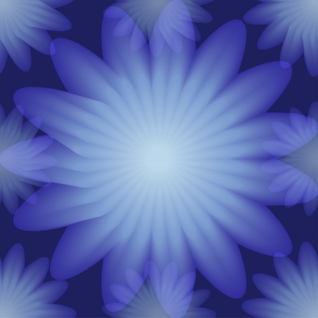 Seamless pattern abstract flowers, file illustration のイラスト素材