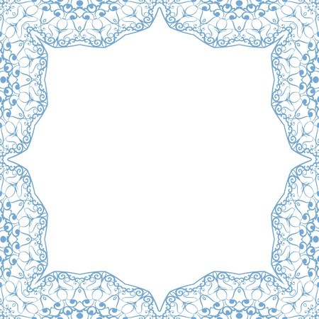 Frame ornament vintage floral designのイラスト素材