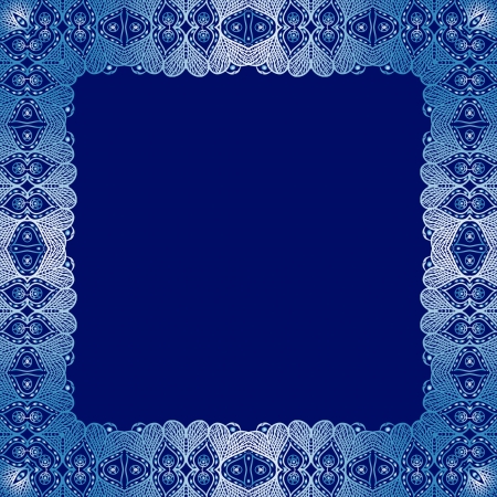 Frame ornament vintage floral design のイラスト素材