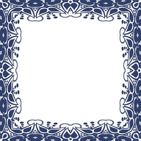 Frame ornament vintage floral design, EPS8 - vector graphics のイラスト素材