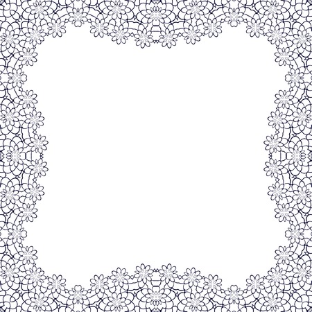 Frame ornament vintage floral design のイラスト素材