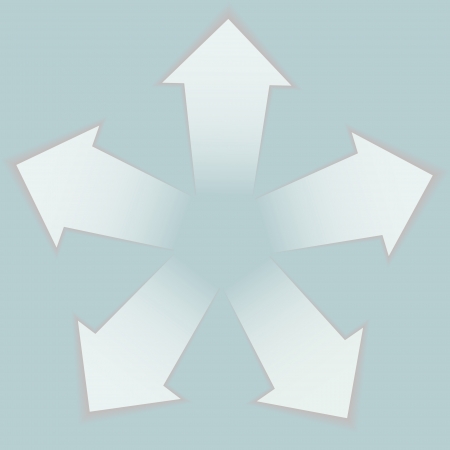 Infographics, modern design, arrow pointer, EPS10 - vector graphics.のイラスト素材