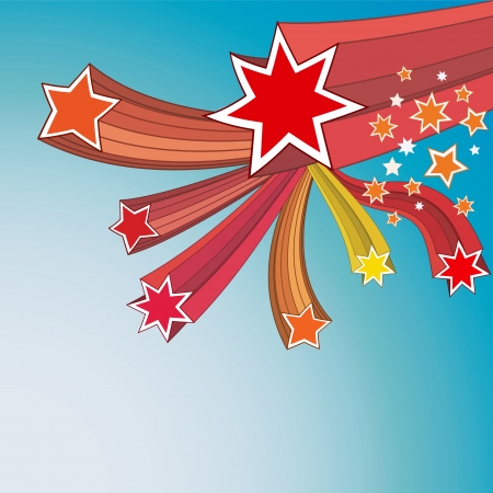 Abstract star backgroundのイラスト素材