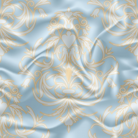 Wrinkled fabric, silk, seamless pattern, EPS10 - vector graphics.のイラスト素材