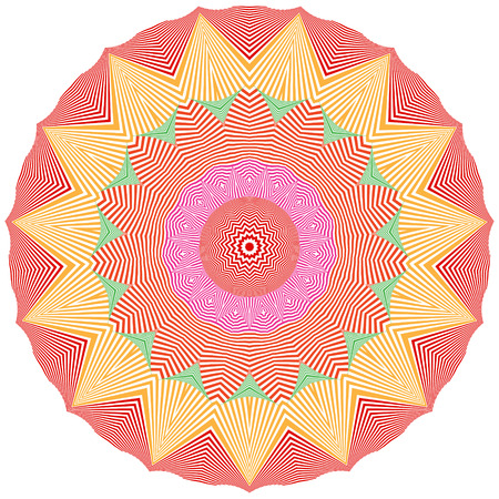 Circle ornament のイラスト素材