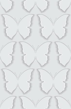 Seamless background butterflyのイラスト素材