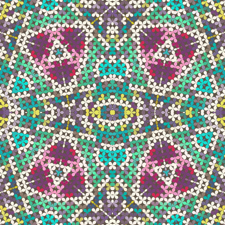 Original mosaic seamless pattern, EPS8 - vector graphics.のイラスト素材