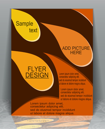 Flyer your businessのイラスト素材