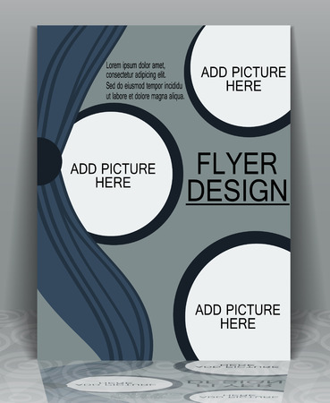 Business flyer brochure template, EPS10 - vector graphics.のイラスト素材
