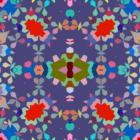 Geometric abstract seamless background, EPS8 - vector graphics.のイラスト素材