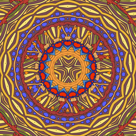 Abstract imitation stained-glass style backgroundのイラスト素材