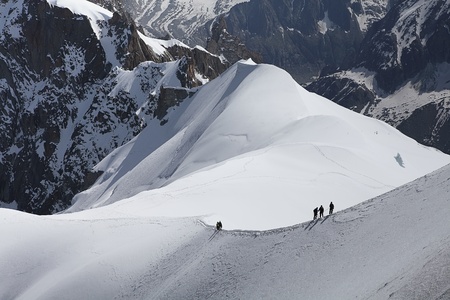 Mont Blanc climberの写真素材