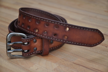 Leather beltの写真素材