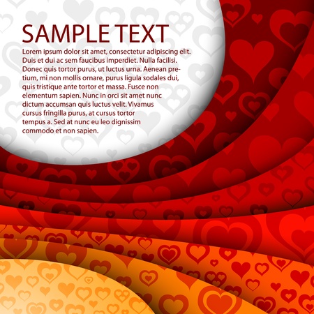 abstract red valentine backgroundのイラスト素材