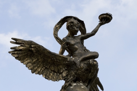 Tilgner s bronze statue of Ganymedeの写真素材