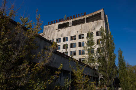 Walk inside The Chernobyl after 30 years, disaster was an energy accident that occurred on 26 April 1986 at the No. 4 nuclear reactor in the Chernobyl Nuclear Power Plant, near the city of Pripyat.のeditorial素材