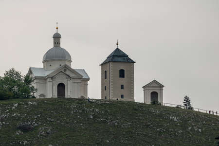 Mikulov hills with nice chapel on top