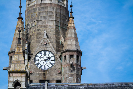 Clock Tower of a medieval church in Scotland