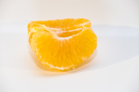Mandarin isolated on white backgroundの写真素材