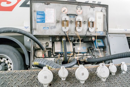 TS Logistics truck delivering fuel