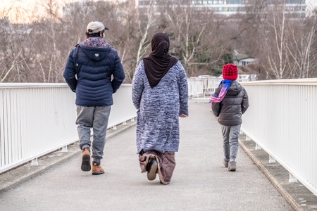Immigrated family enjoy their new life