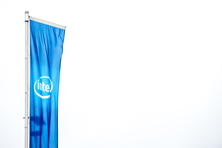 Neubiberg / Germany - February 16 2018 : The European headquarter of Intel is located close to Munich since 1974のeditorial素材