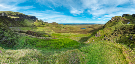 The beautiful Quiraing on the Isle of Skye - Scotland - United Kingdomの写真素材