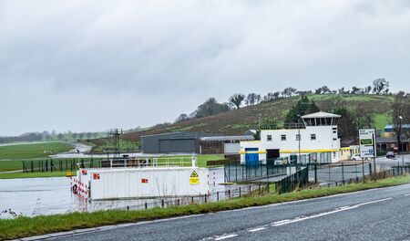 Enniskillen / Ireland - March 03 2019: St Angelo Airport is located 3 nautical miles north of...