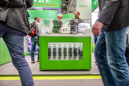 Hannover / Germany - April 02 2019 : IBG is presenting their newest innovations at the Hannover...