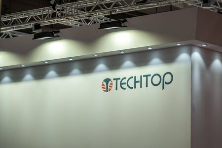 Hannover / Germany - April 02 2019 : Techtop is displaying new innovations at the Hannover Messeのeditorial素材