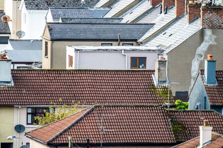 The bogside is a neighbourhood outside the citywalls of Derry, Londonderry in Northern Irelandの写真素材