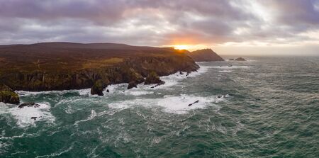 The amazing coastline at Port between Ardara and Glencolumbkille in County Donegal - Ireland