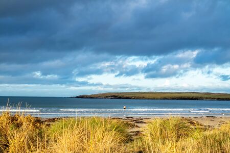 The dunes at Portnoo, Narin, beach in County Donegal, Ireland.の写真素材
