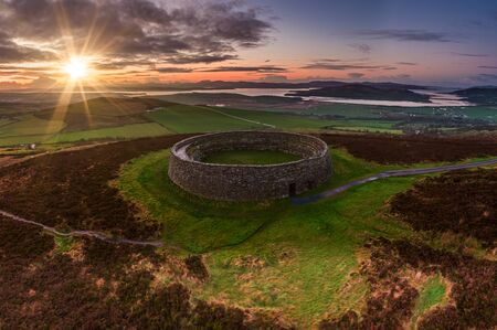 Grianan of Aileach ring fort, Donegal - Ireland.