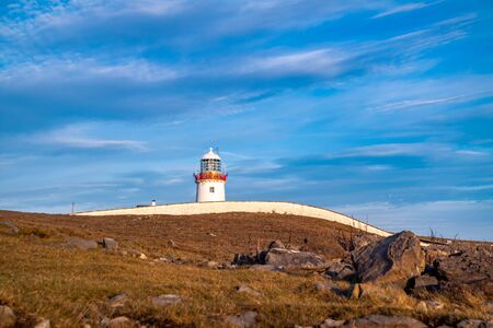 Lighthouse at St. John's Point, County Donegal, Ireland.