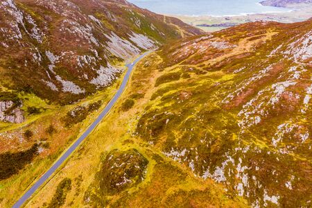 Gap of Mamore, Inishowen Peninsula in County Donegal - Republic of Ireland.