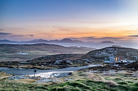 Rugged landscape at Malin Head in County Donegal - Irelandの写真素材