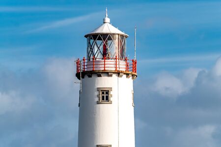 Fanad Head lighthouse during the winter in County Donegal - Ireland.の写真素材